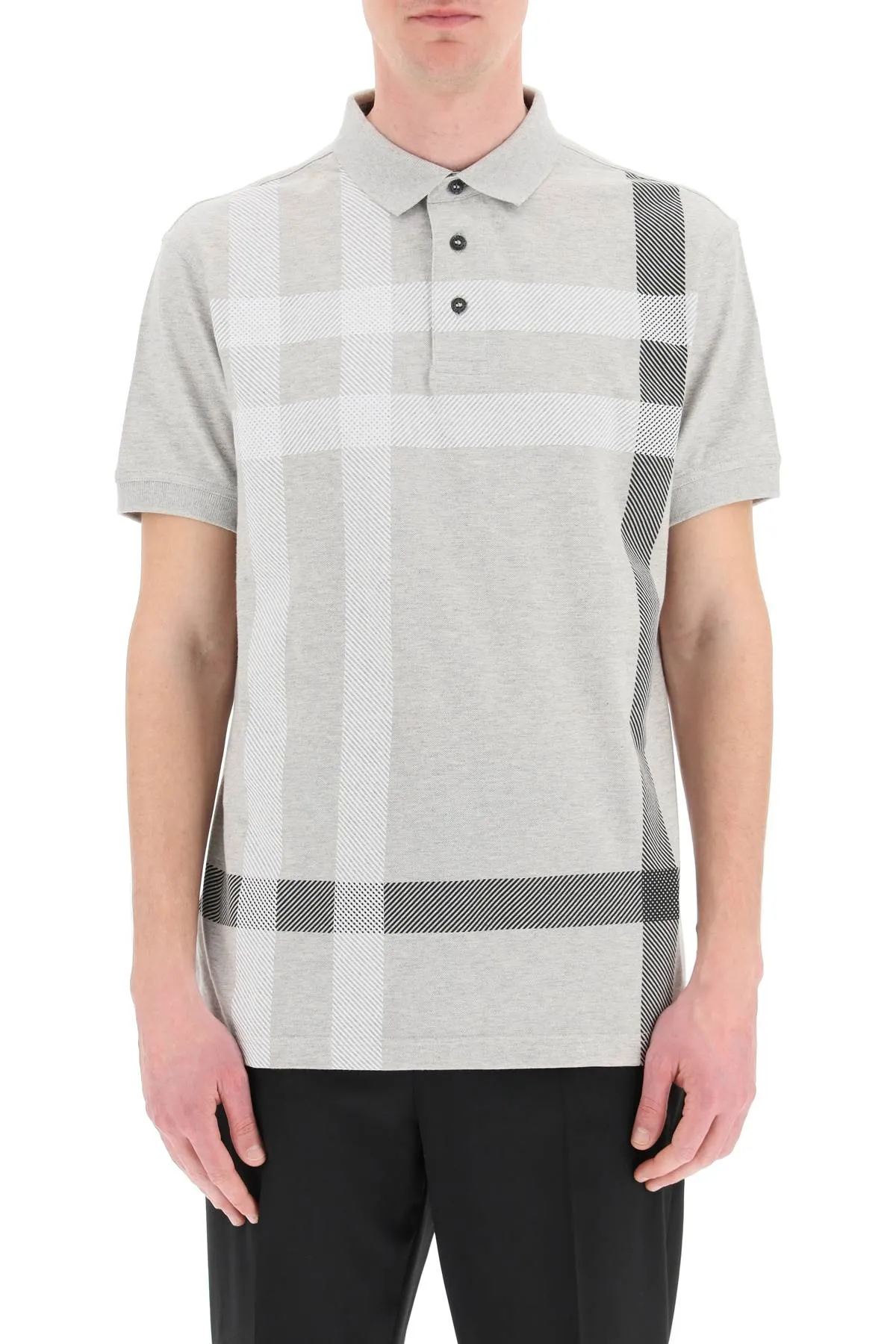 Barbour Large-Check Short-Sleeved Polo Shirt