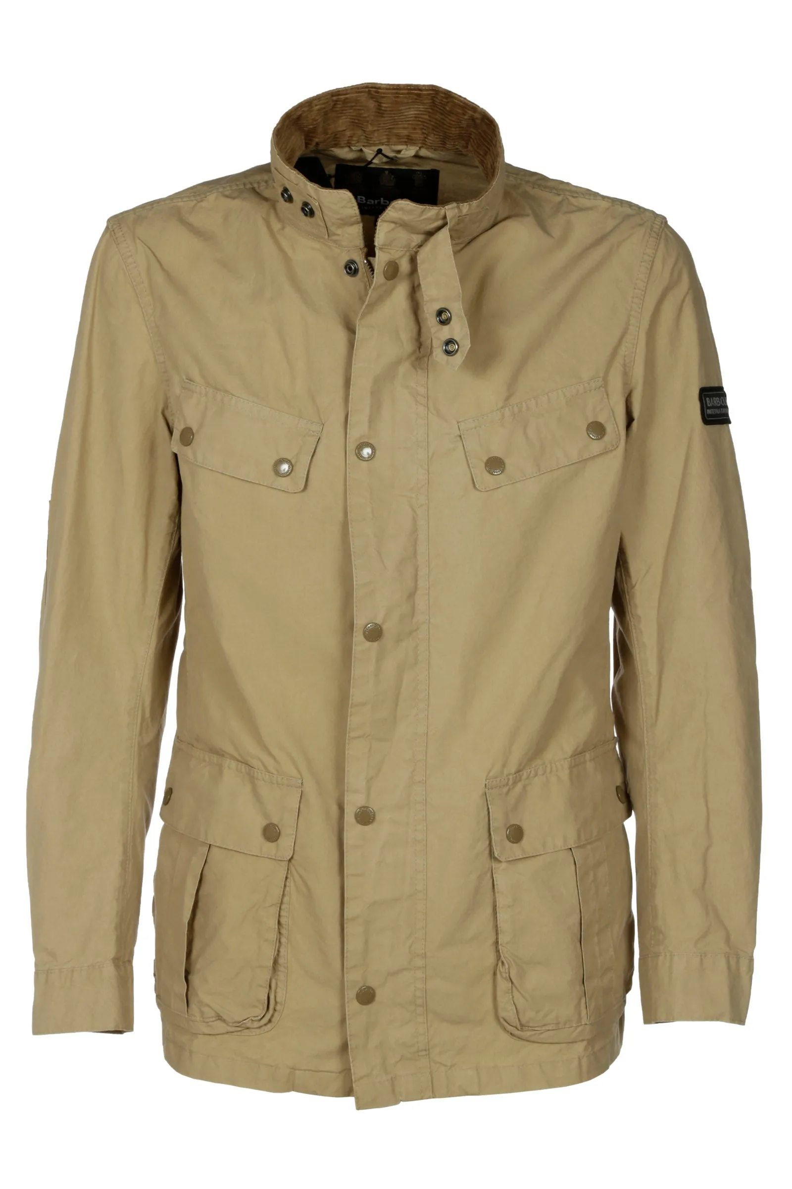 Barbour Logo Patch Long-Sleeved Jacket
