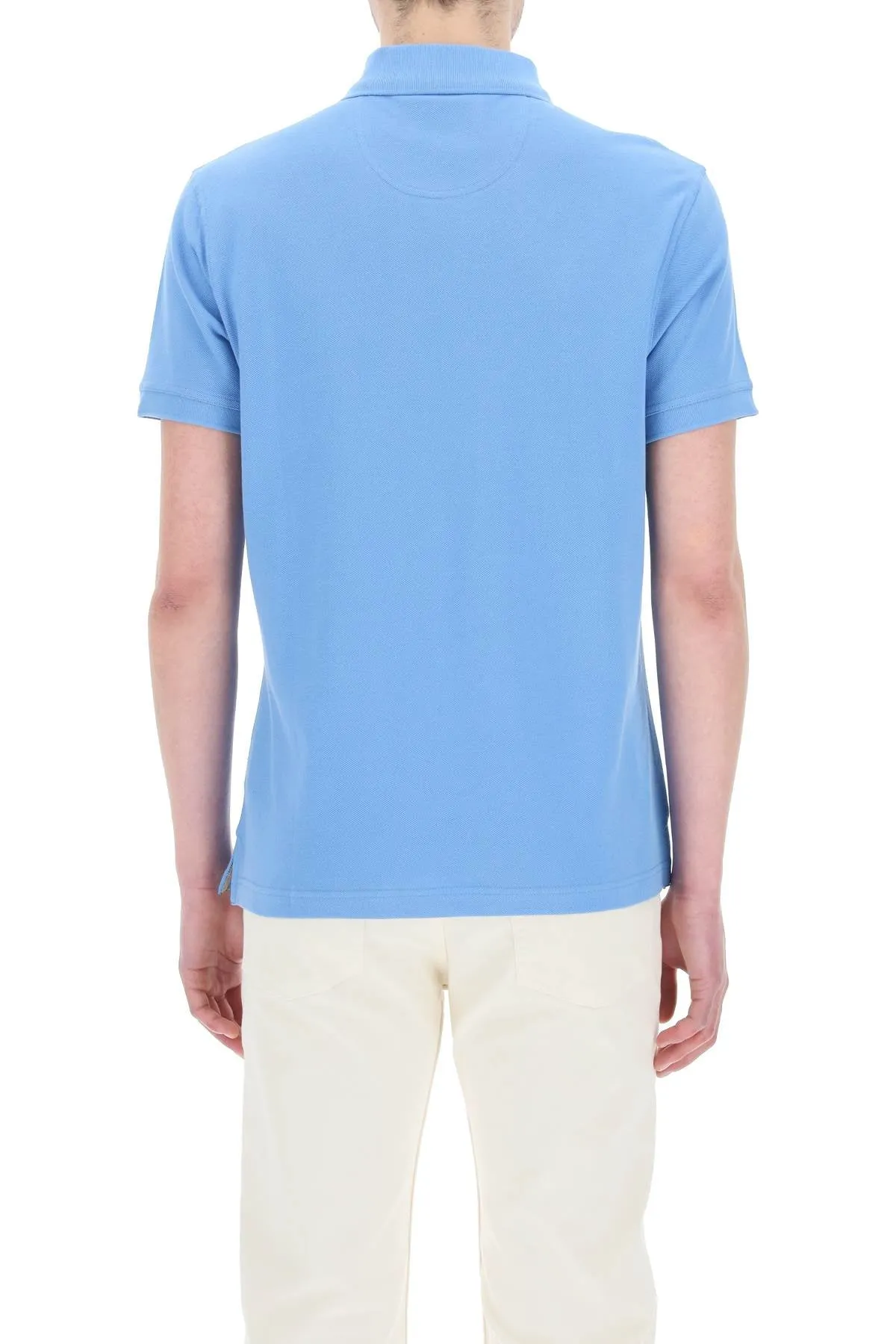 Barbour Logo Printed Short Sleeved Polo Shirt