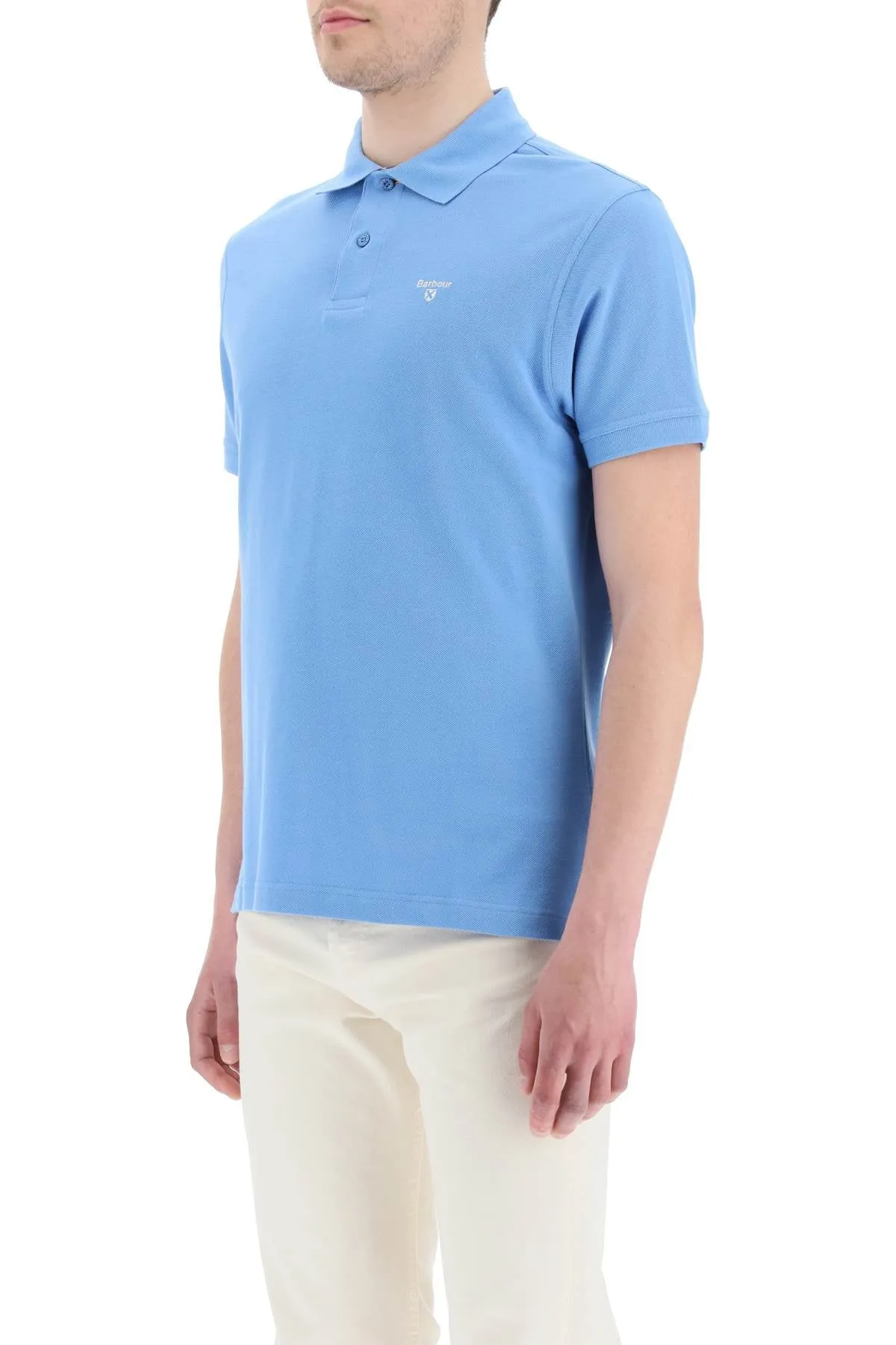 Barbour Logo Printed Short Sleeved Polo Shirt