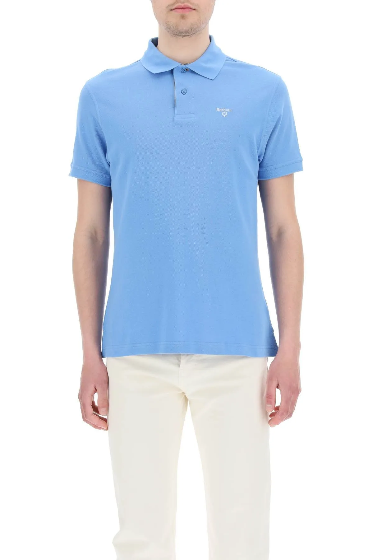 Barbour Logo Printed Short Sleeved Polo Shirt