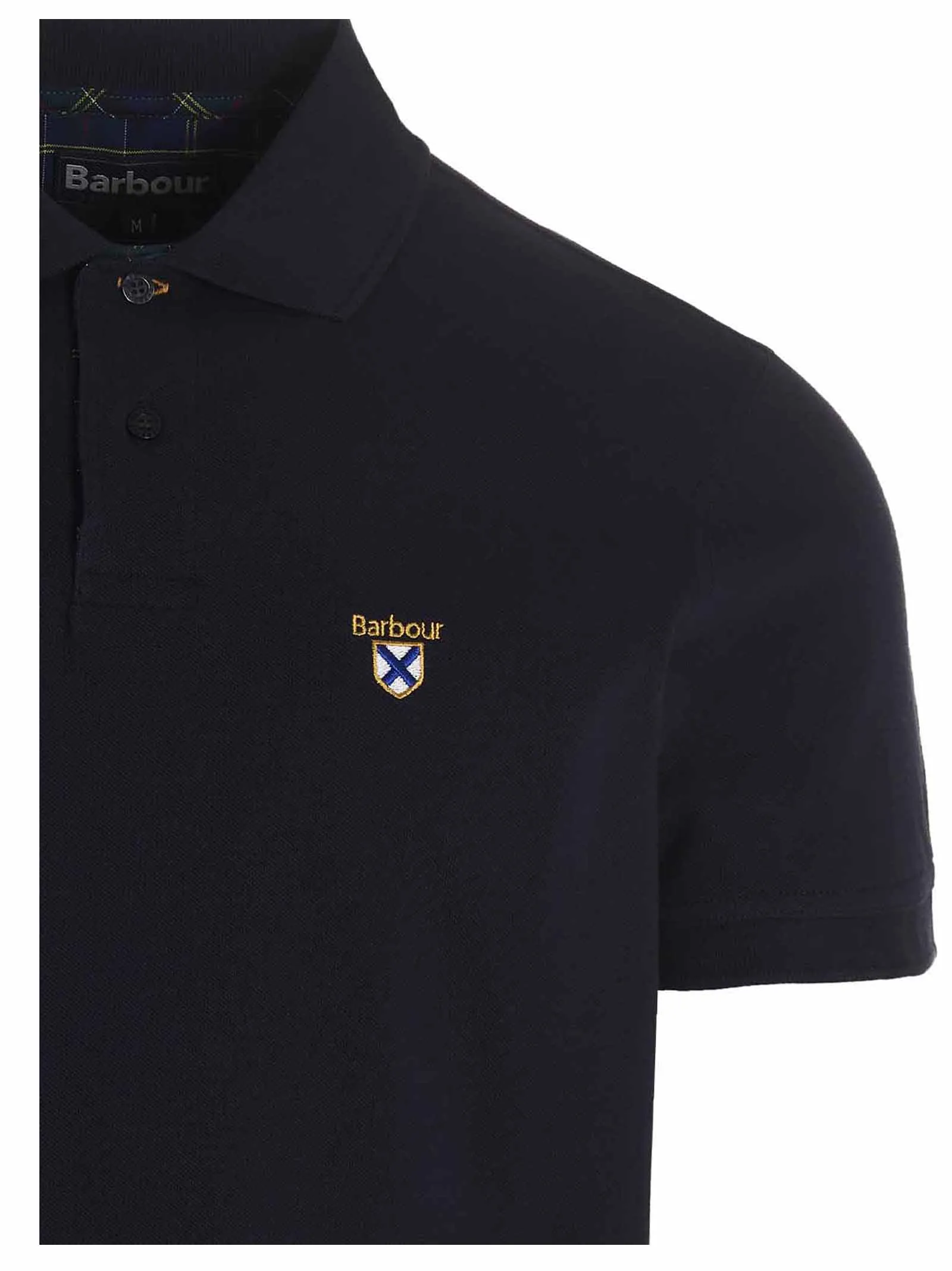 Barbour Society Logo Embroidered Short Sleeved Polo Shirt