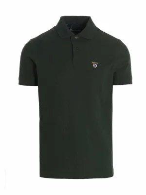 Barbour Society Logo Embroidered Short Sleeved Polo Shirt