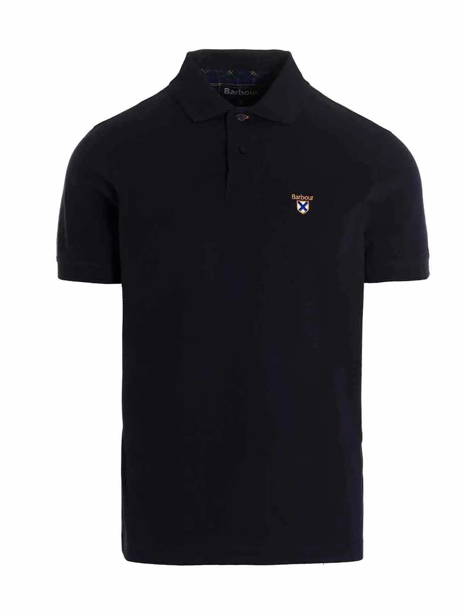 Barbour Society Logo Embroidered Short Sleeved Polo Shirt