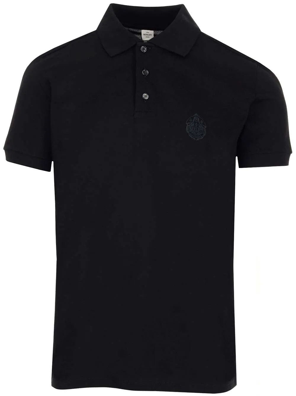 Berluti Logo Embroidered Polo Shirt