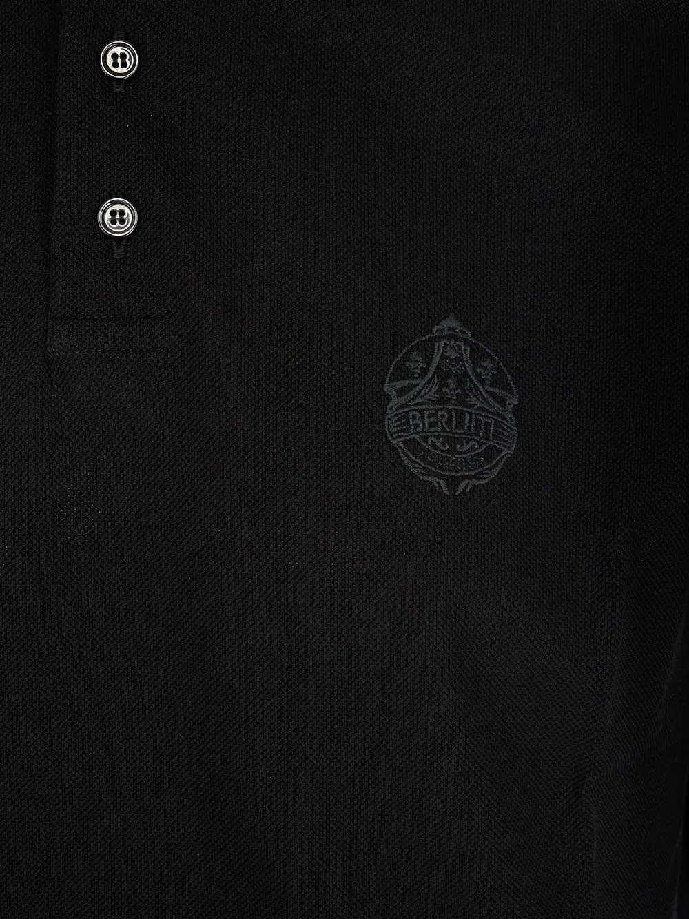 Berluti Logo Embroidered Polo Shirt