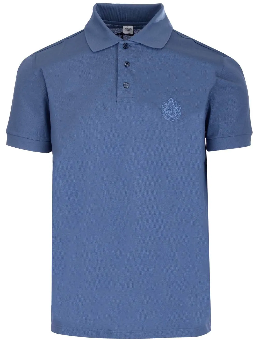 Berluti Logo Embroidered Polo Shirt