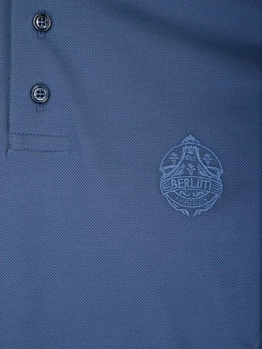 Berluti Logo Embroidered Polo Shirt