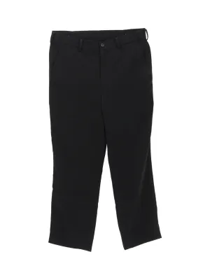 Black Comme des Garons Cropped Pants