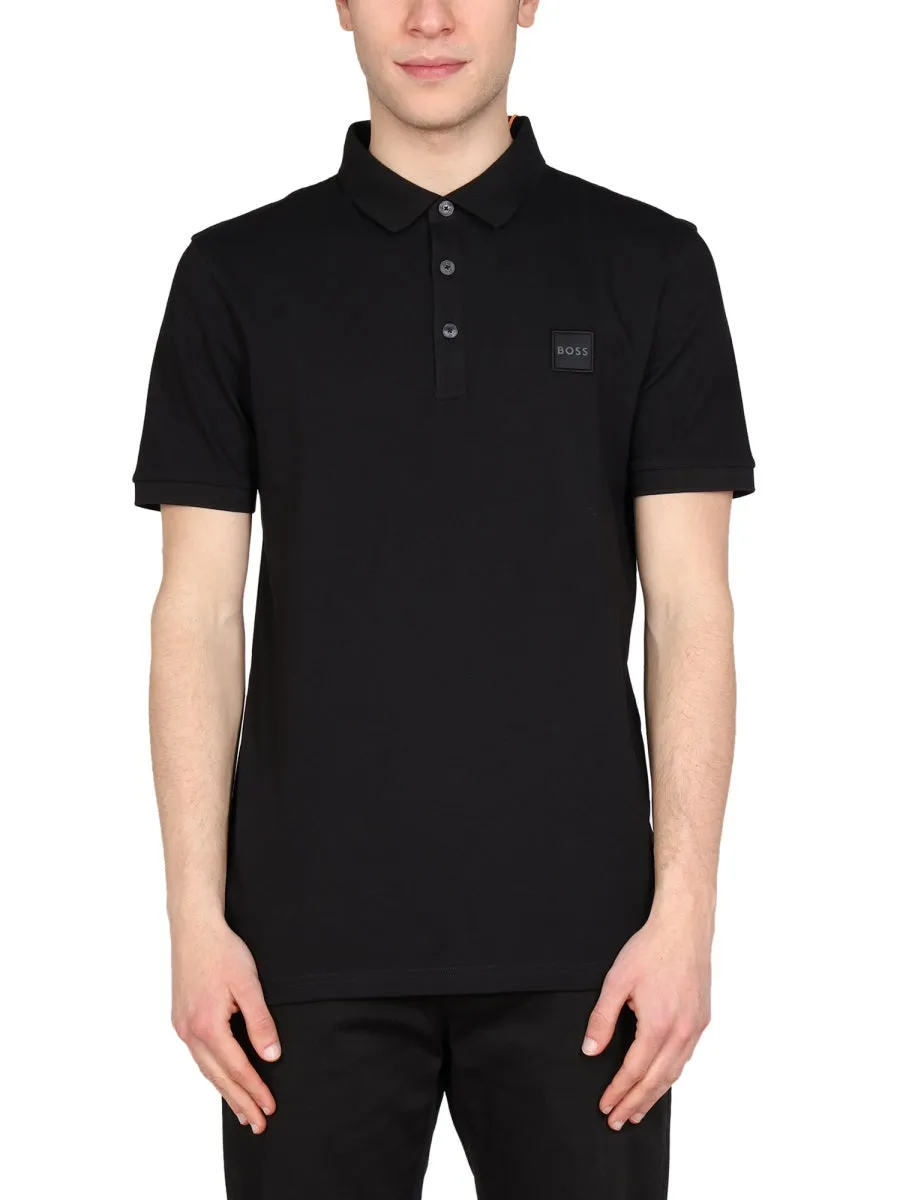 Boss Hugo Boss Logo Patch Short-Sleeved Polo Shirt
