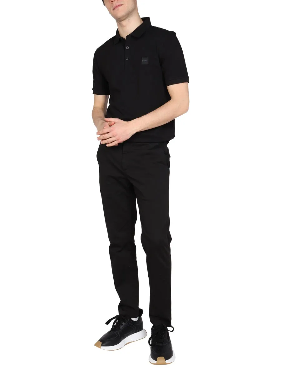 Boss Hugo Boss Logo Patch Short-Sleeved Polo Shirt