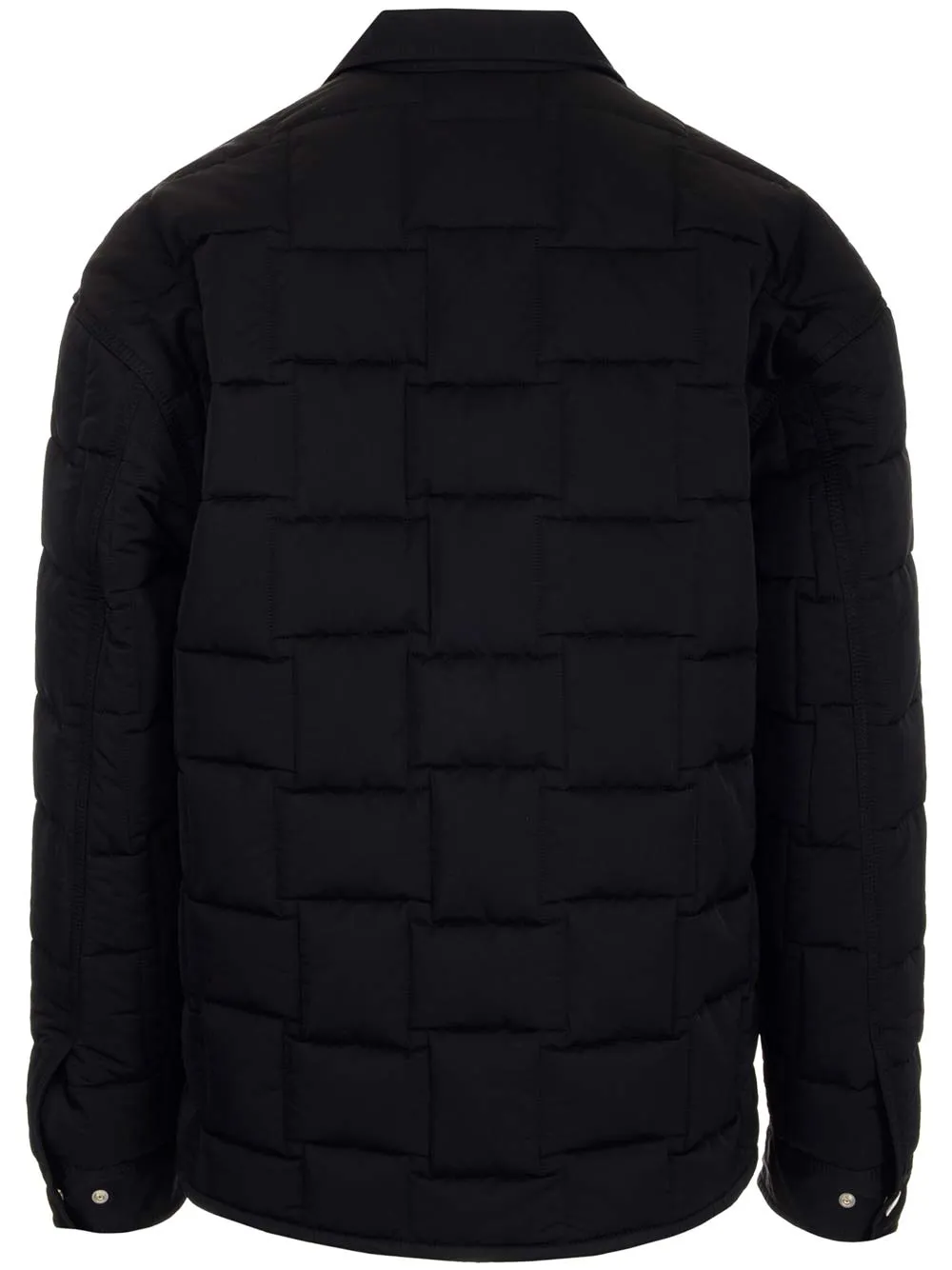 Bottega Veneta Intreccio Pattern Padded Jacket