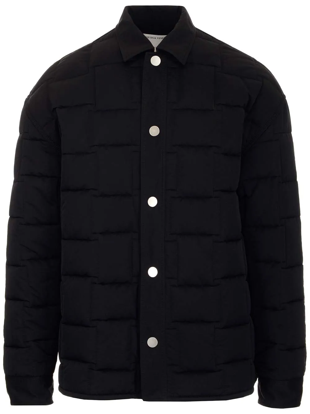 Bottega Veneta Intreccio Pattern Padded Jacket