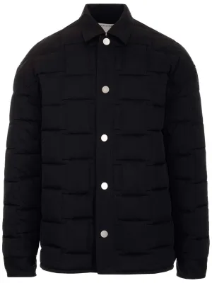 Bottega Veneta Intreccio Pattern Padded Jacket