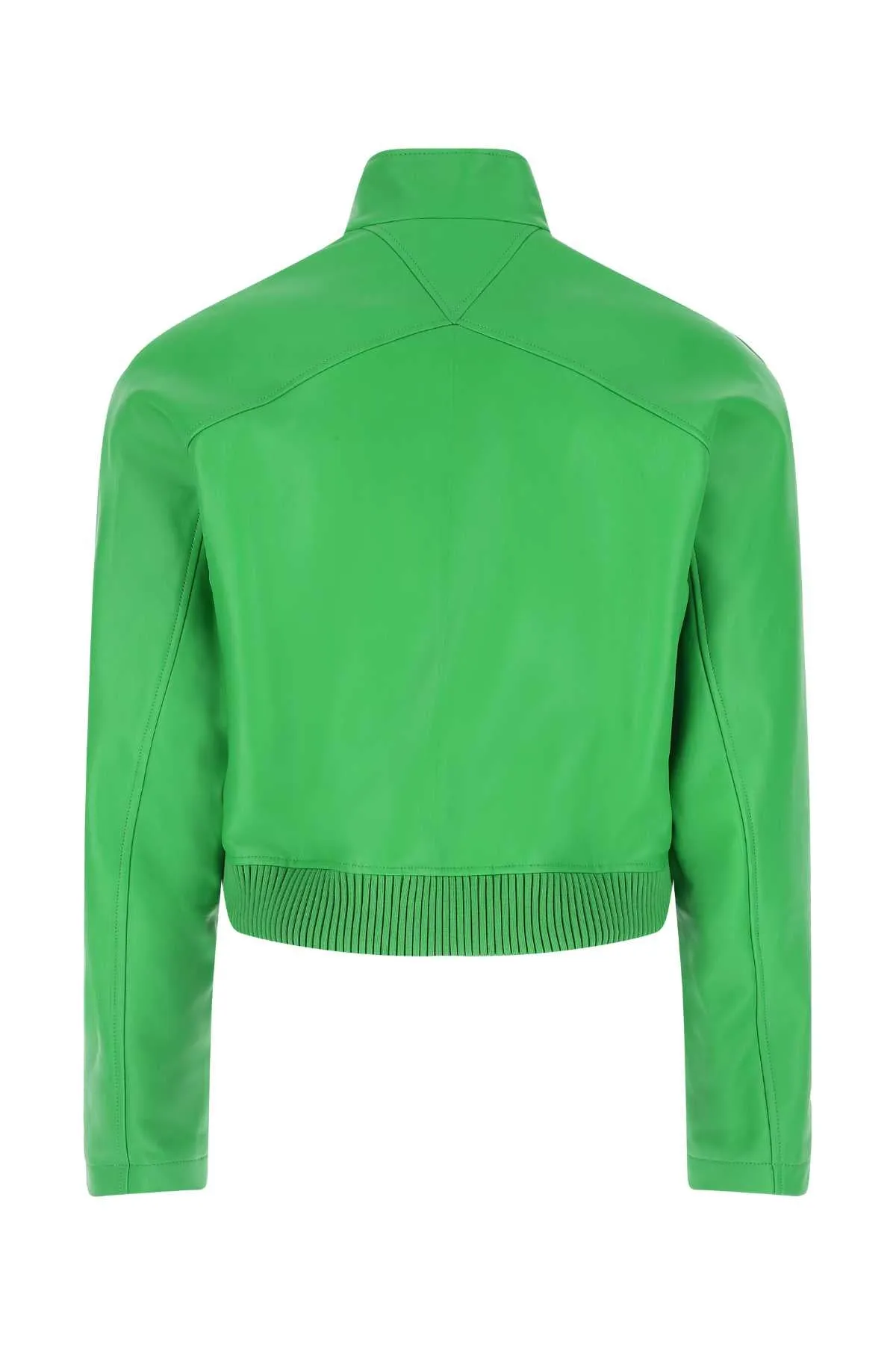 Bottega Veneta Zip-Up High Neck Jacket