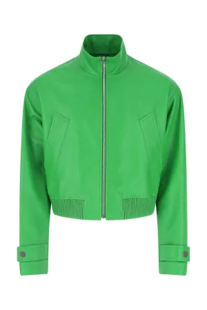 Bottega Veneta Zip-Up High Neck Jacket