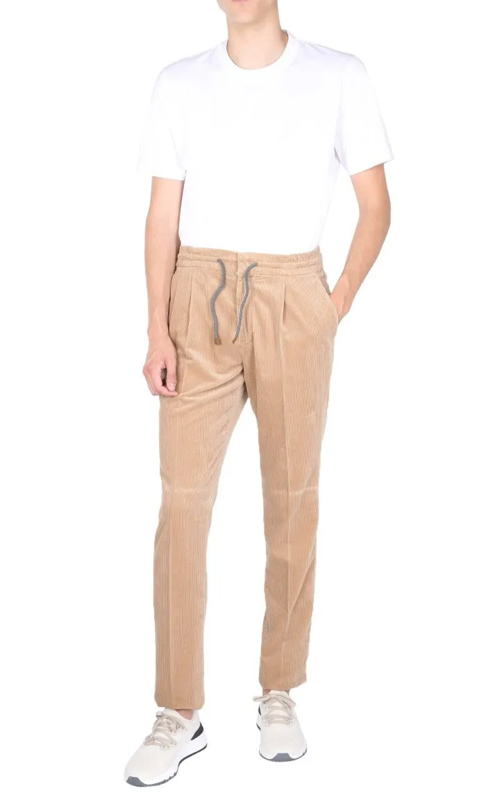Brunello Cucinelli Corduroy Straight-Leg Pants