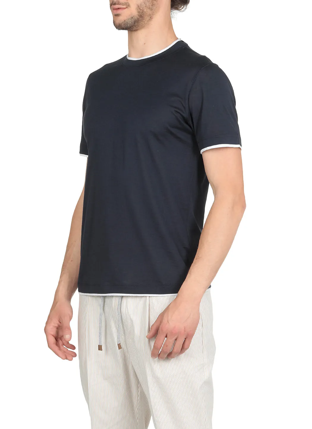 Brunello Cucinelli Layered Crewneck T-Shirt