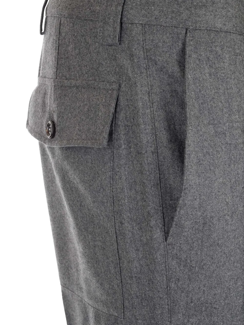 Brunello Cucinelli Mid-Rise Slim Fit Pants