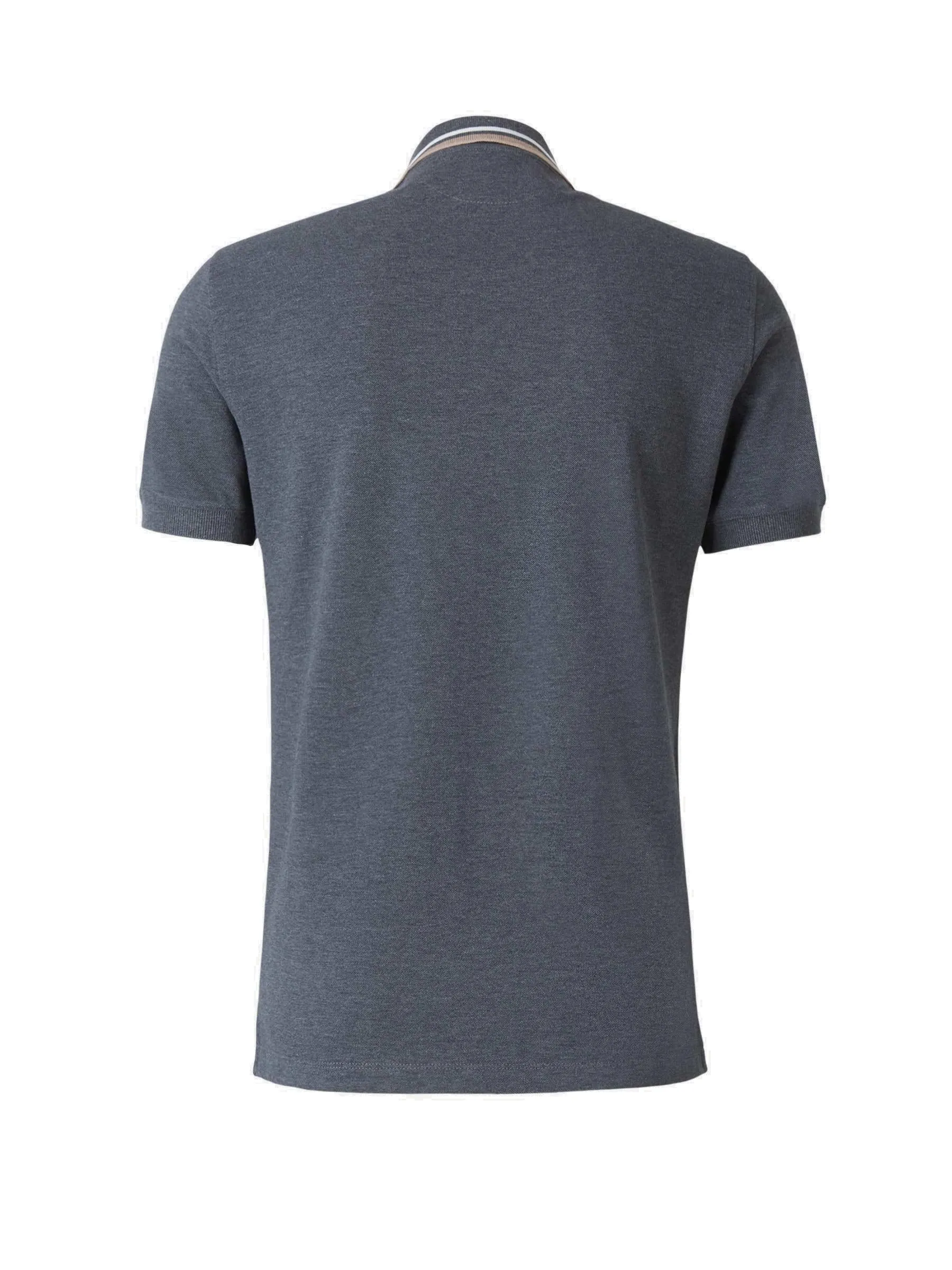 Brunello Cucinelli Stripe Short Sleeved Polo Shirt