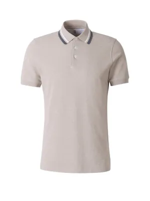 Brunello Cucinelli Stripe Short Sleeved Polo Shirt