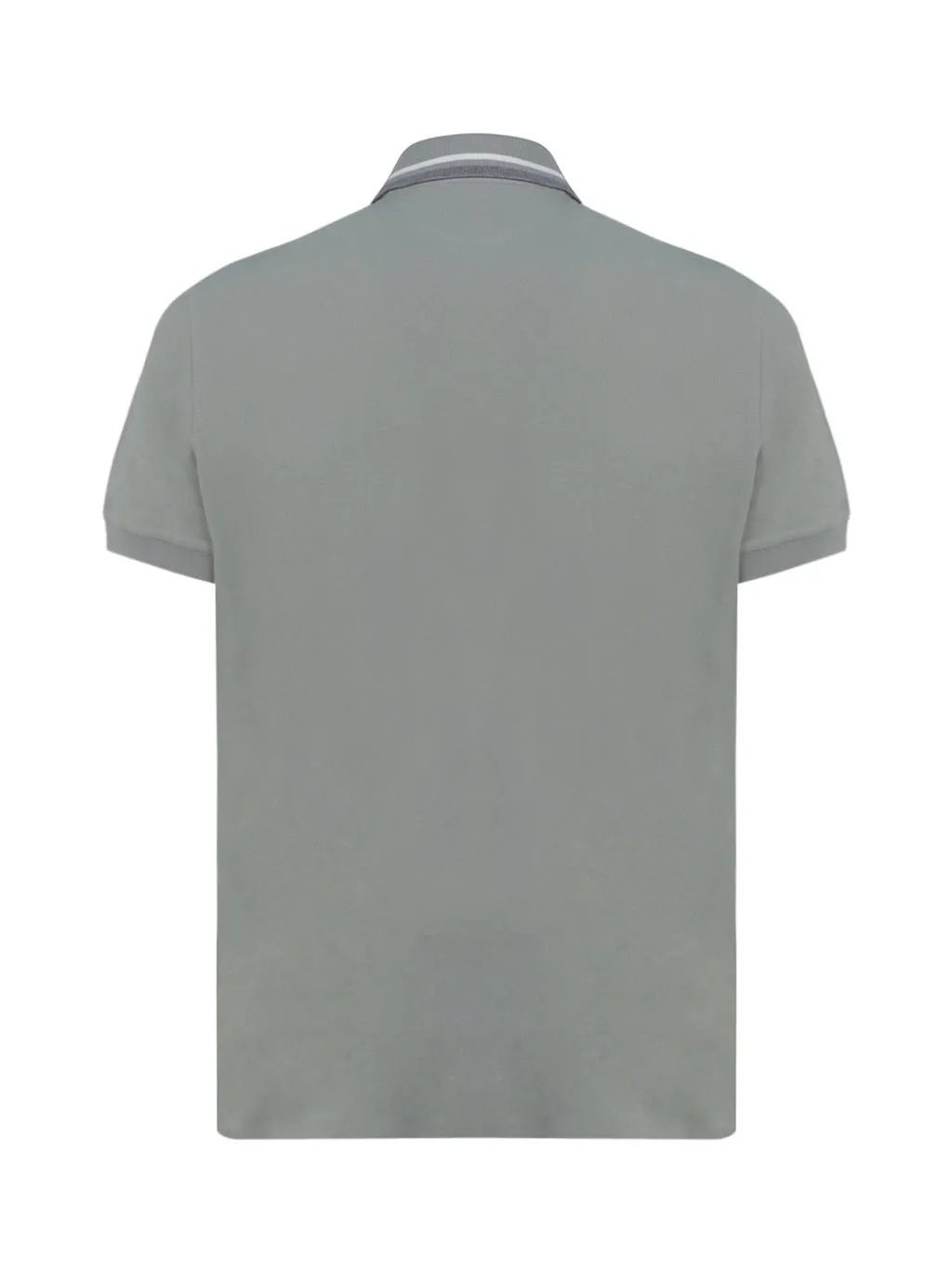 Brunello Cucinelli Striped Collar Polo Shirt