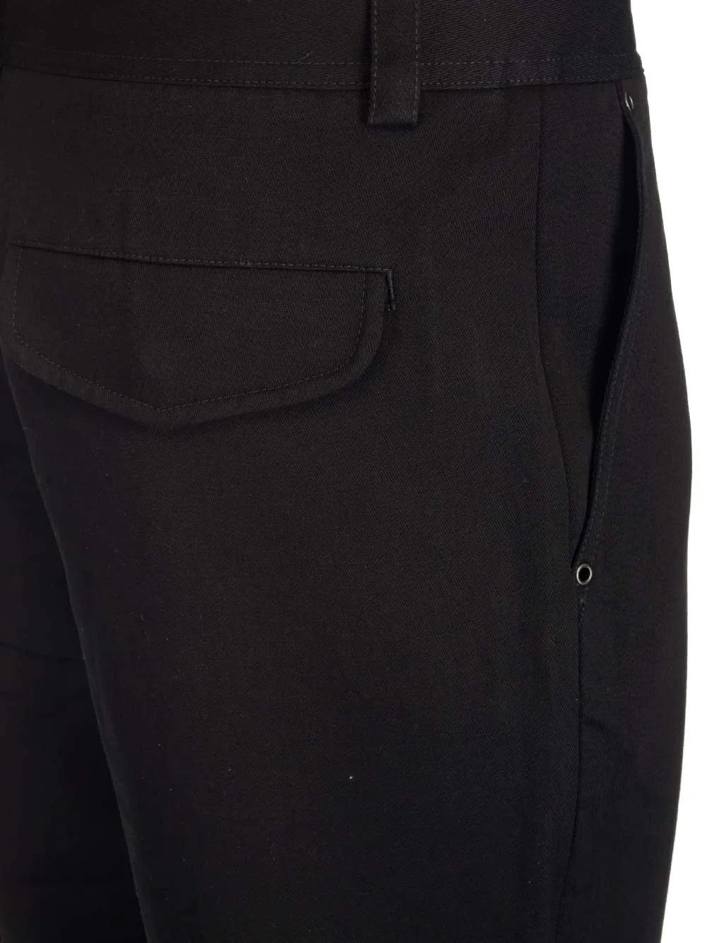 Burberry Button Detailed Straight Leg Trousers