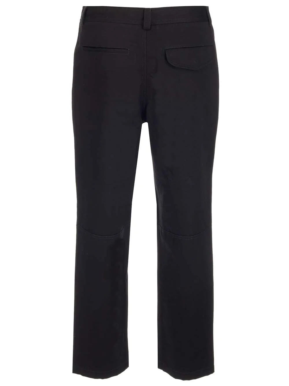 Burberry Button Detailed Straight Leg Trousers