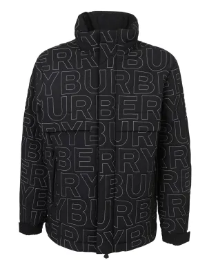 Burberry Dainton Logo Quilted Zipped Jacket