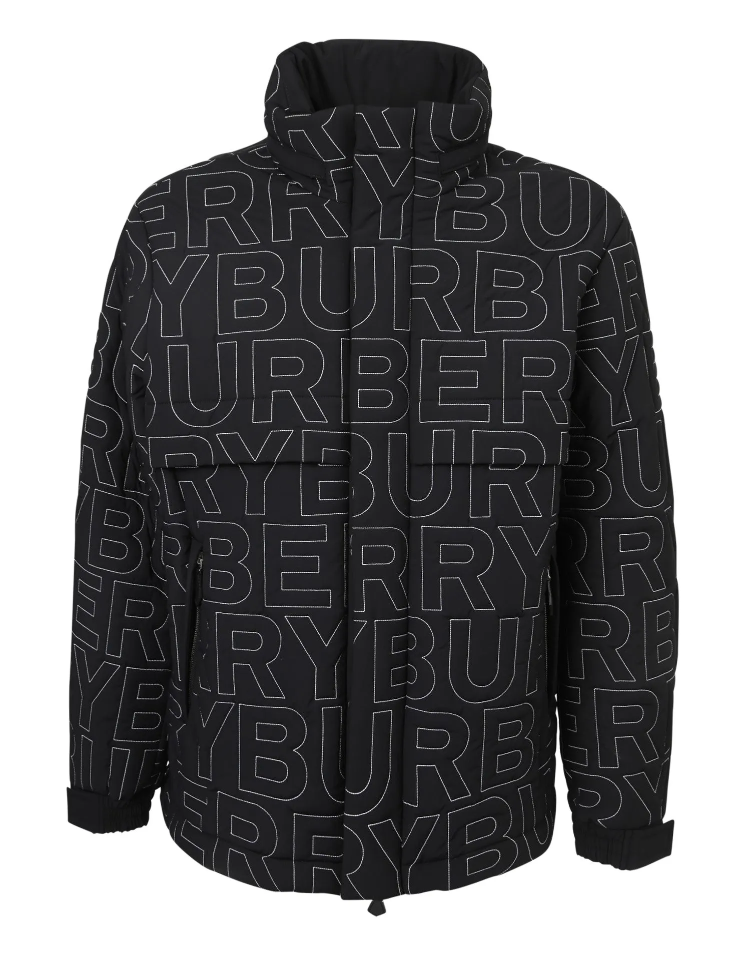 Burberry Dainton Logo Quilted Zipped Jacket