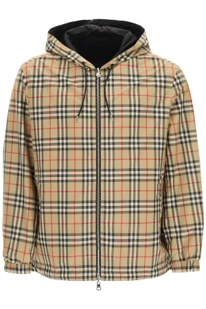 Burberry Reversible Vintage Check Pattern Jacket