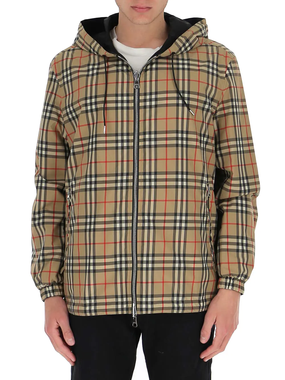 Burberry Reversible Vintage Check Pattern Jacket