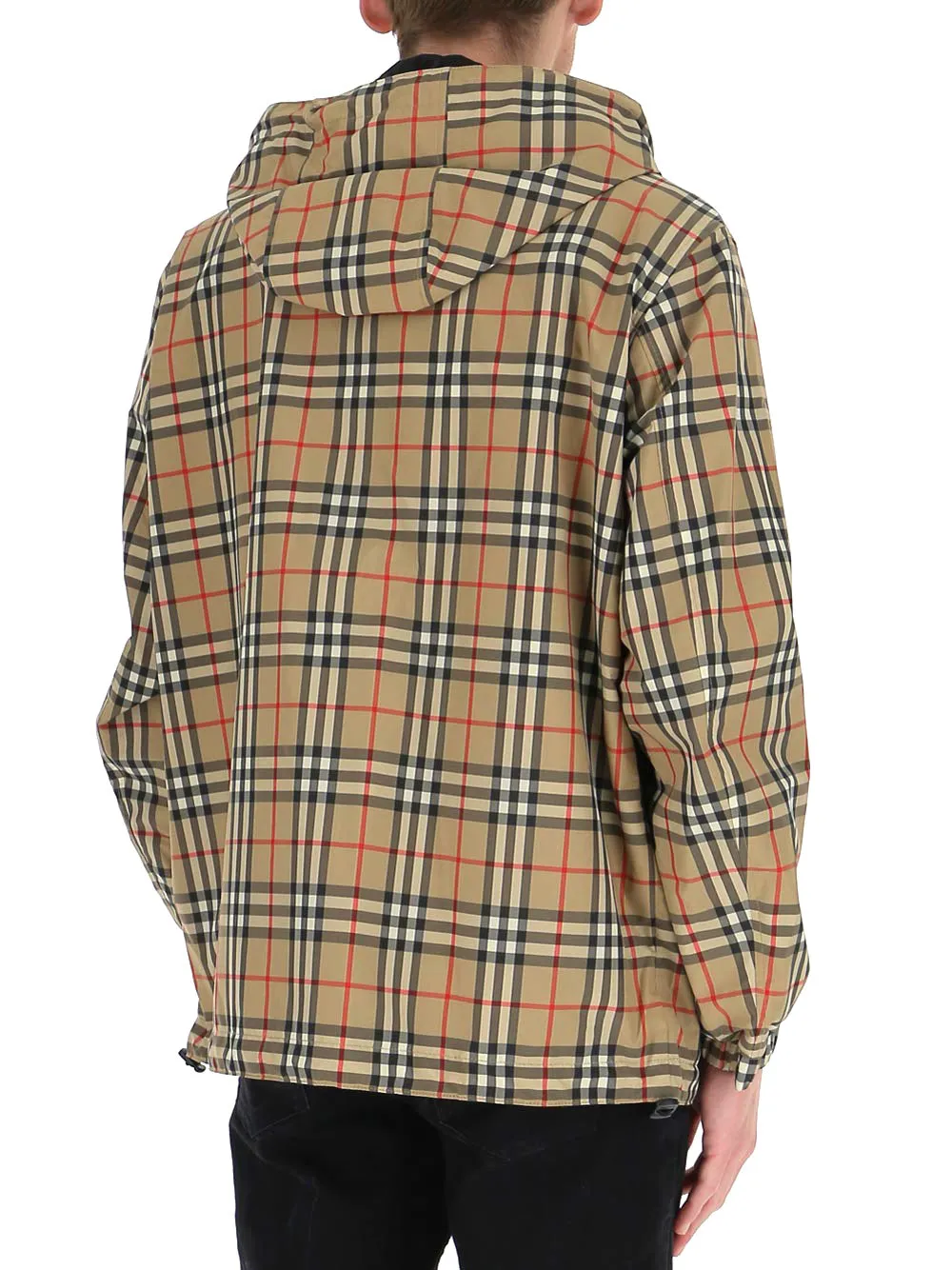 Burberry Reversible Vintage Check Pattern Jacket
