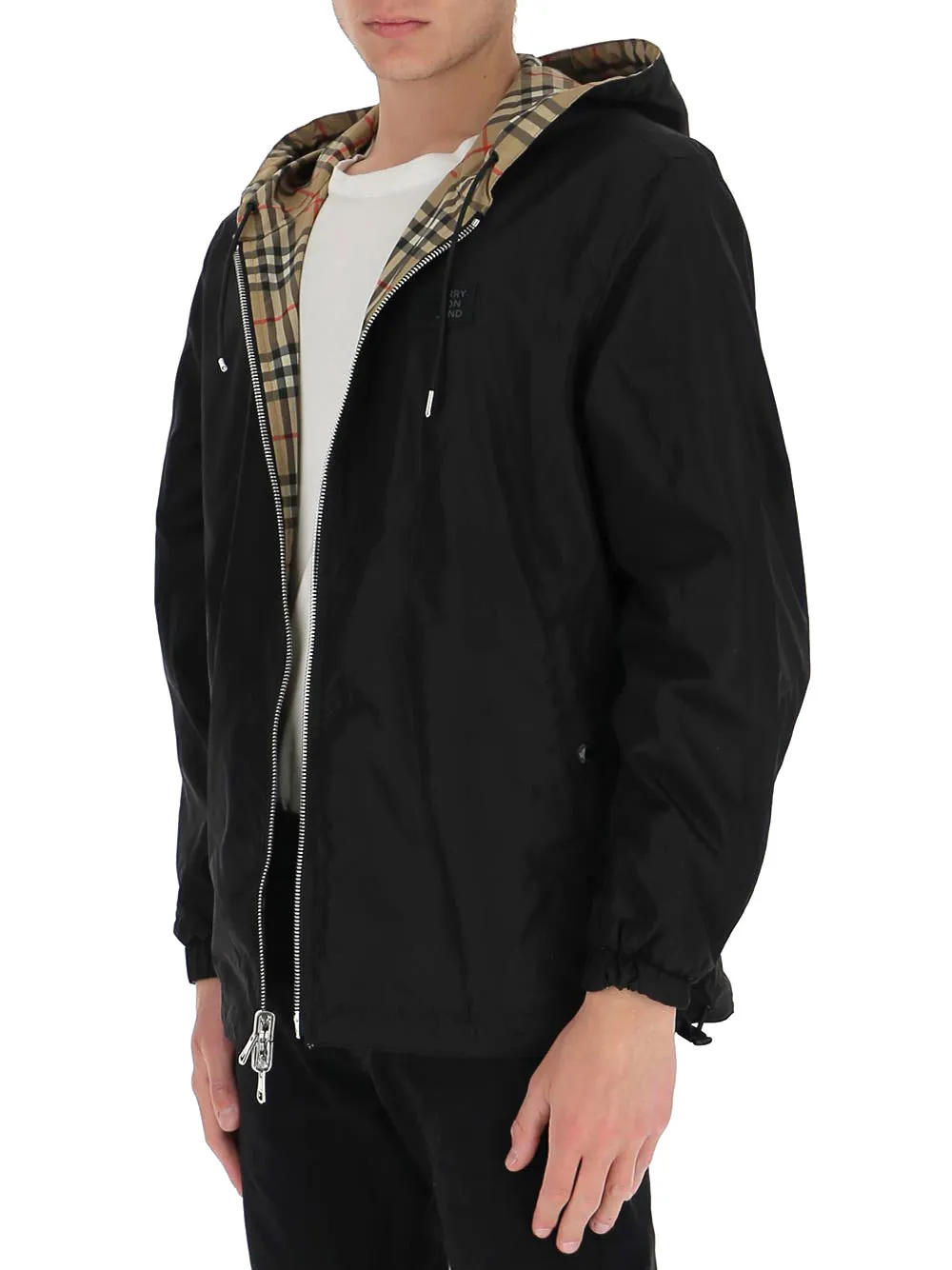 Burberry Reversible Vintage Check Pattern Jacket