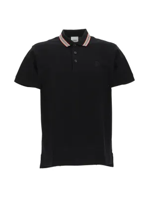 Burberry Stripe-Detailed Short Sleeved Polo Shirt