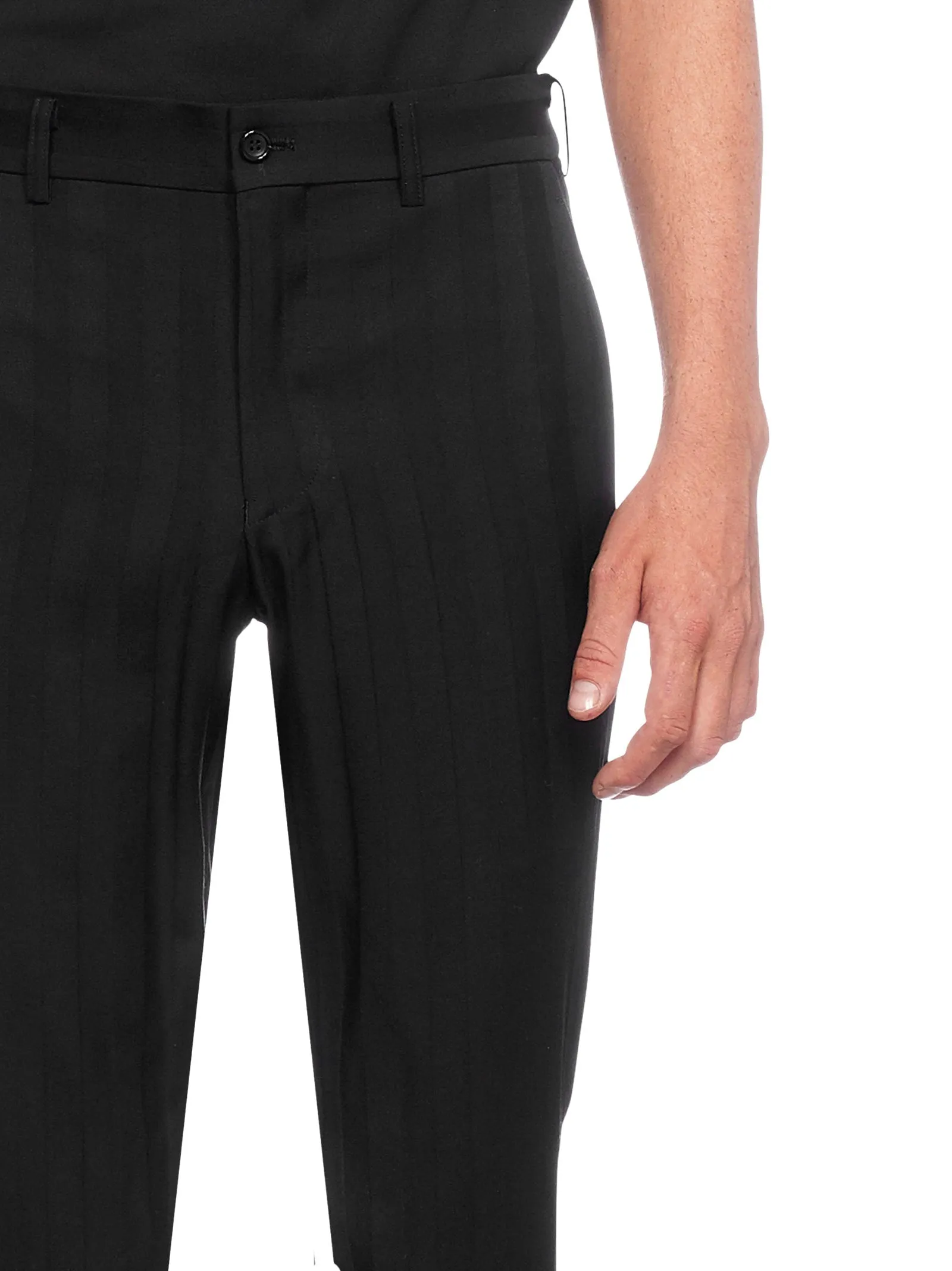 Comme des Garons Homme Plus Striped Tailored Pants