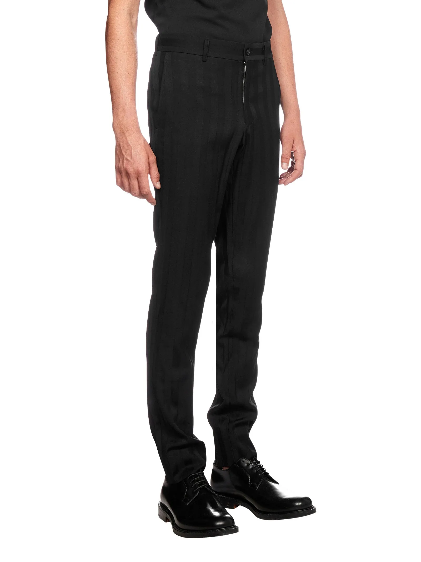Comme des Garons Homme Plus Striped Tailored Pants