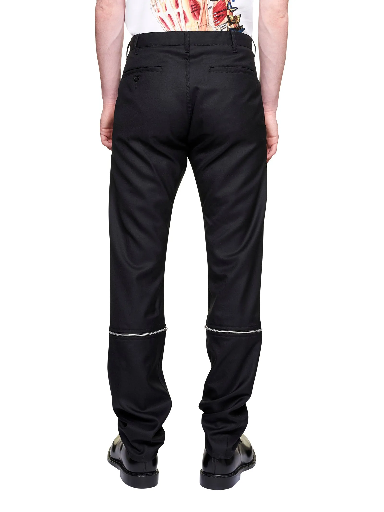 Comme des Garons Homme Plus Zipe Detailed Pants