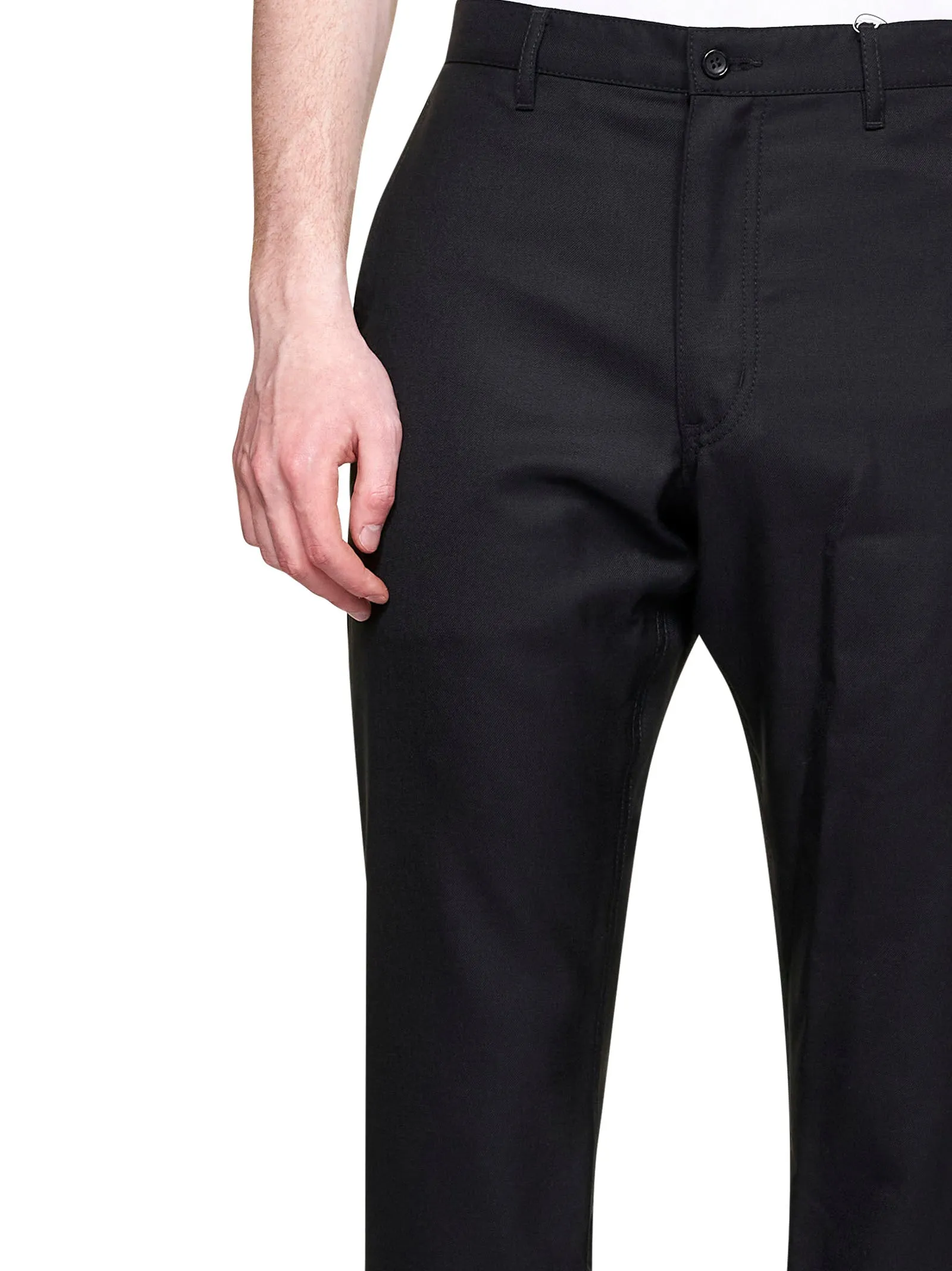 Comme des Garons Homme Plus Zipe Detailed Pants