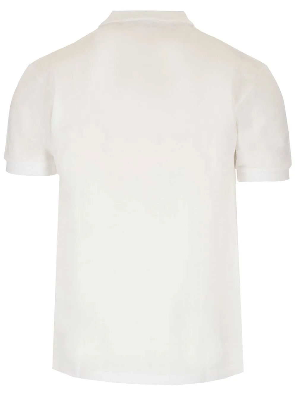 Comme des Garons Play Heart Logo Patch Polo Shirt