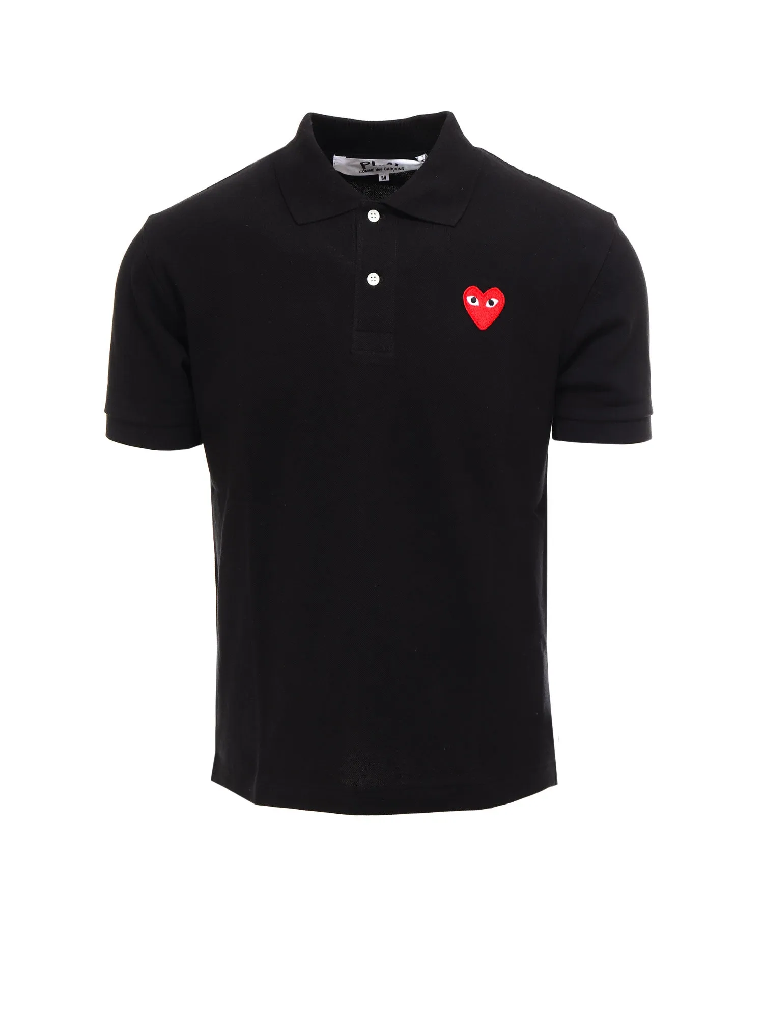 Comme des Garons Play Heart Logo Polo Shirt