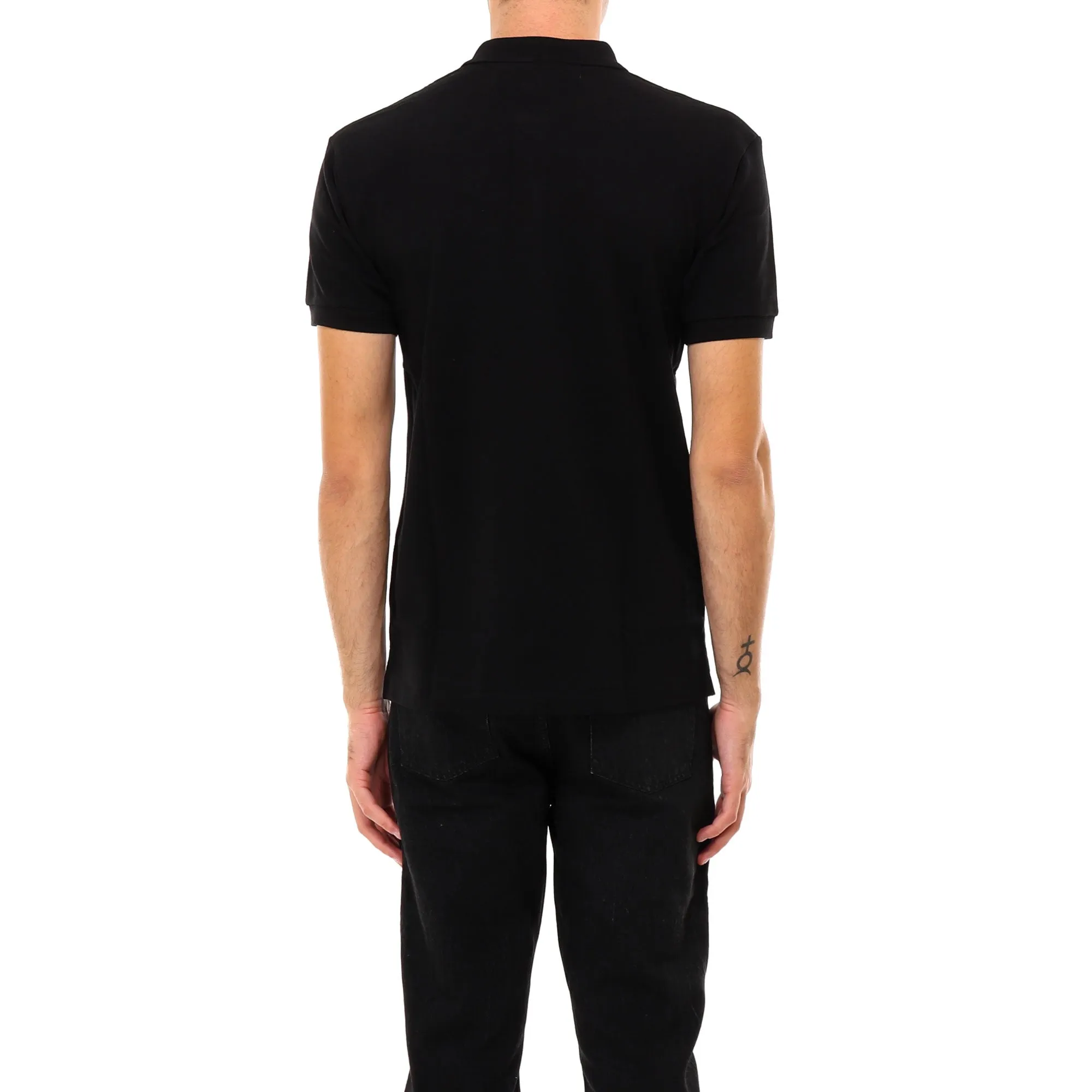 Comme des Garons Play Heart Logo Polo Shirt