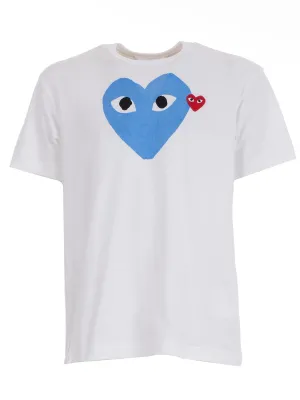 Comme des Garons Play Hearts Printed T-Shirt