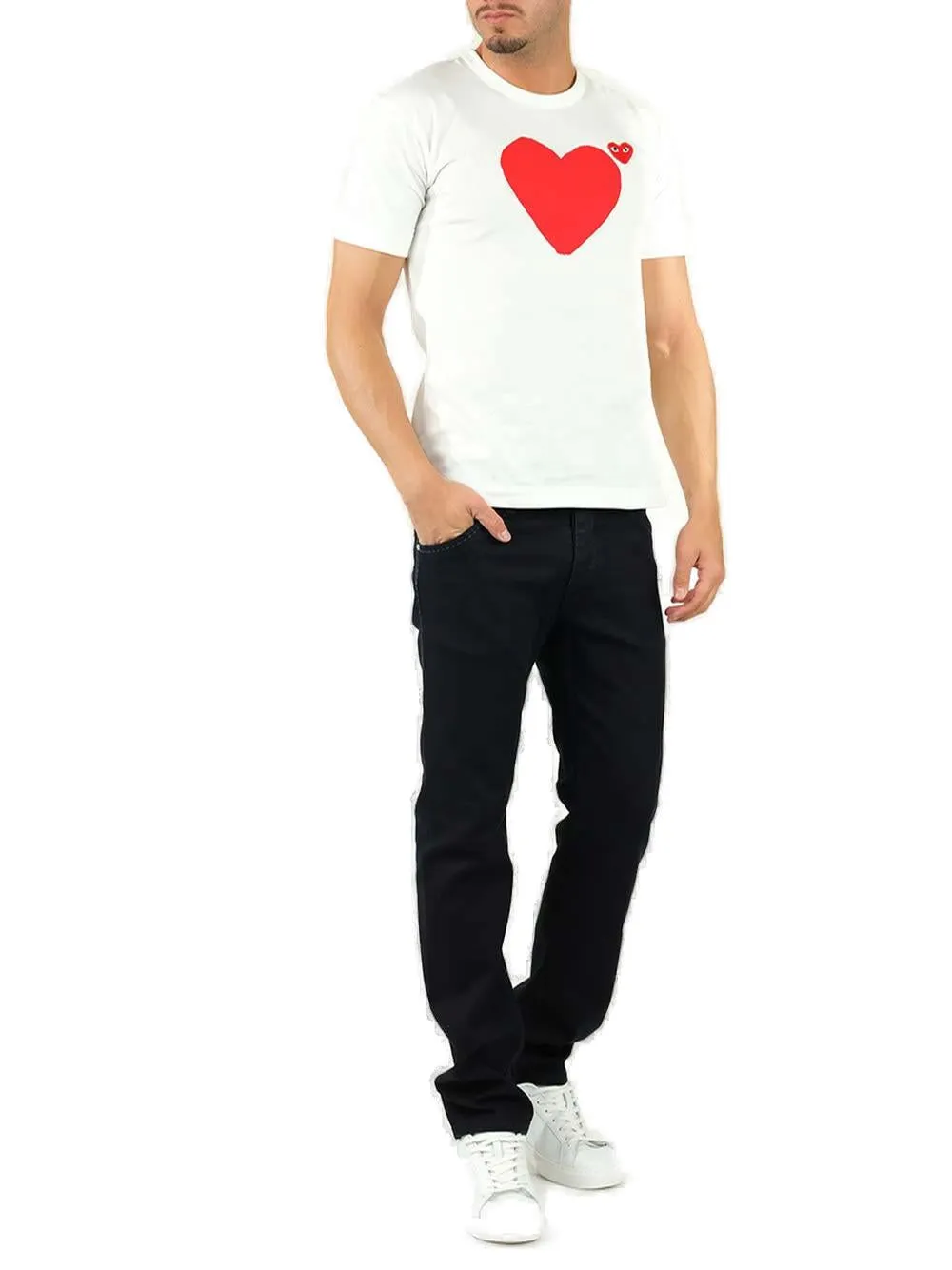 Comme des Garons Play Logo Heart T-Shirt