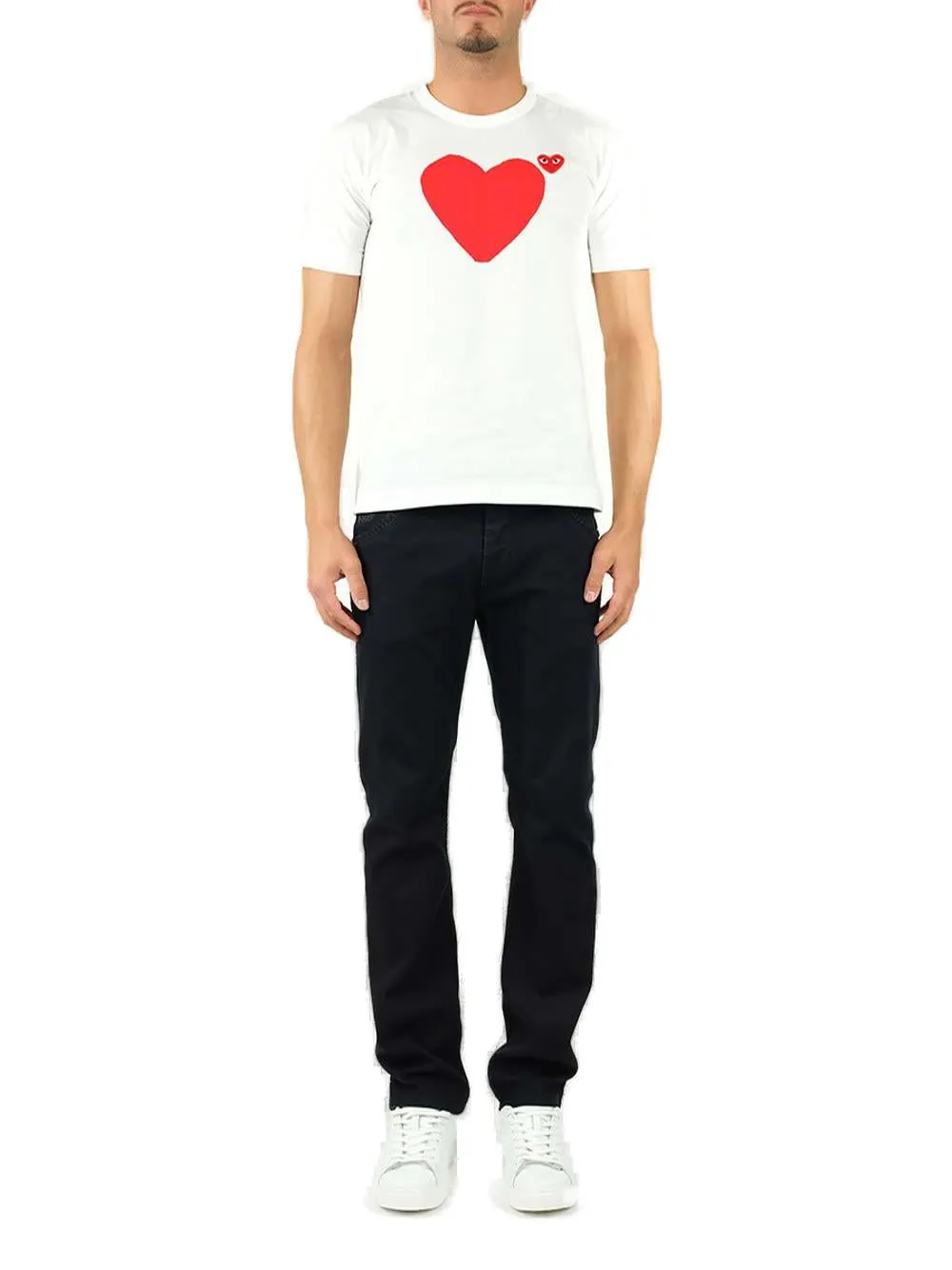 Comme des Garons Play Logo Heart T-Shirt