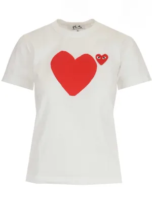 Comme des Garons Play Logo Heart T-Shirt