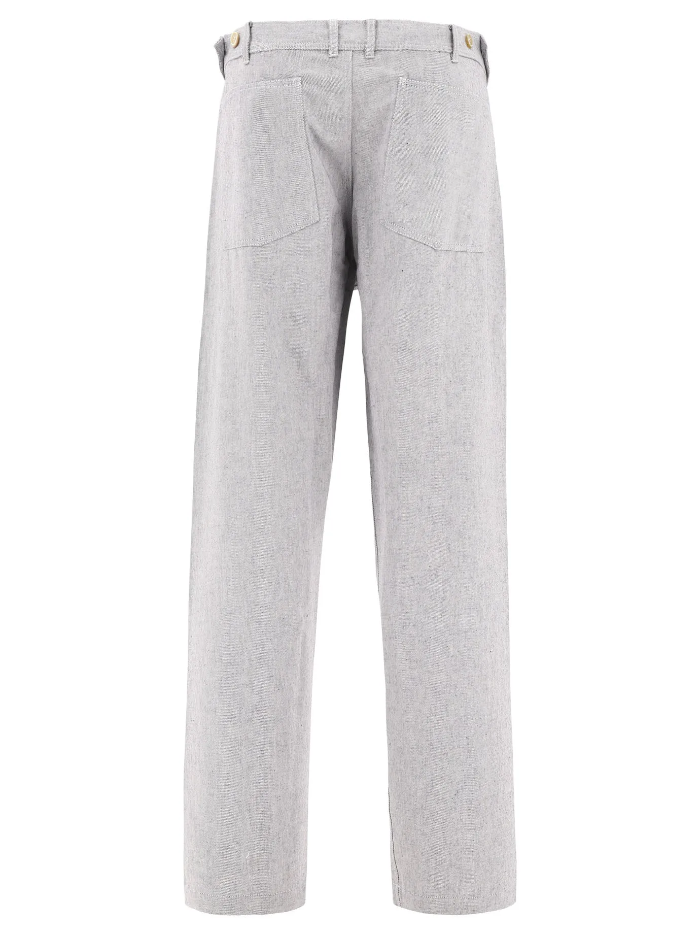 Comme des Garons Shirt Contrast Panel Straight Leg Pants