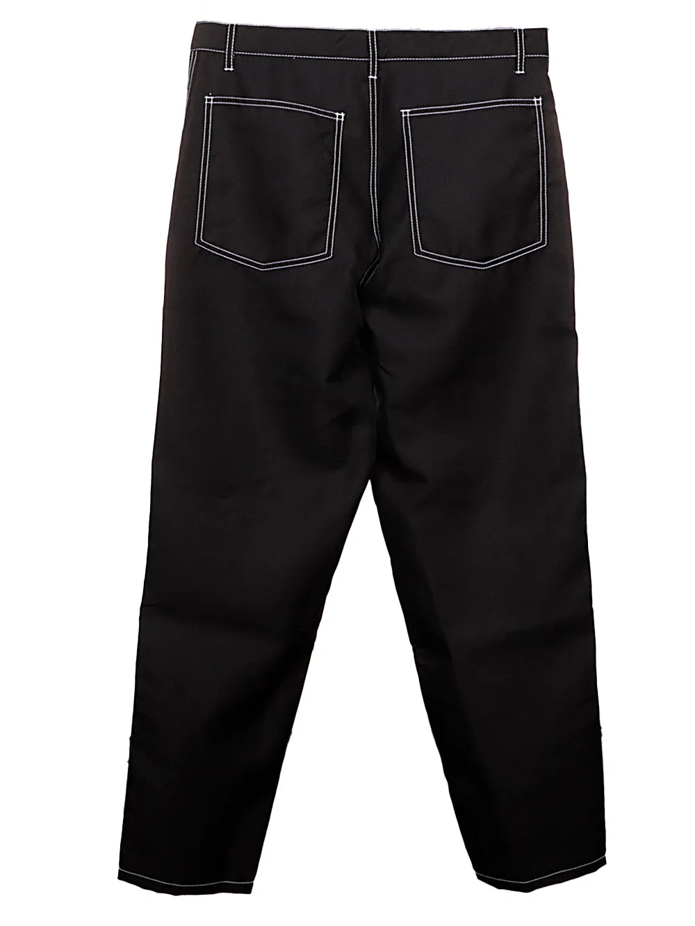 Comme Des Garons Shirt Contrast Stitching Cropped Pants