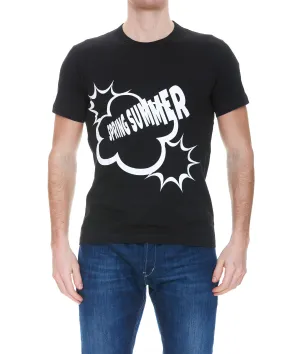 Comme des Garons Shirt Graphic Printed Crewneck T-Shirt