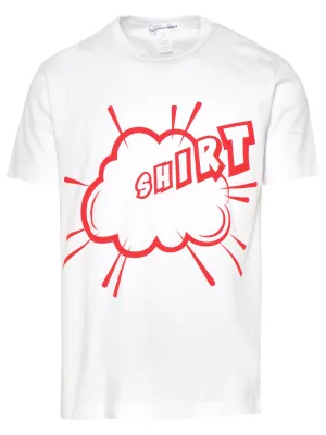 Comme des Garons Shirt Graphic Printed Crewneck T-Shirt